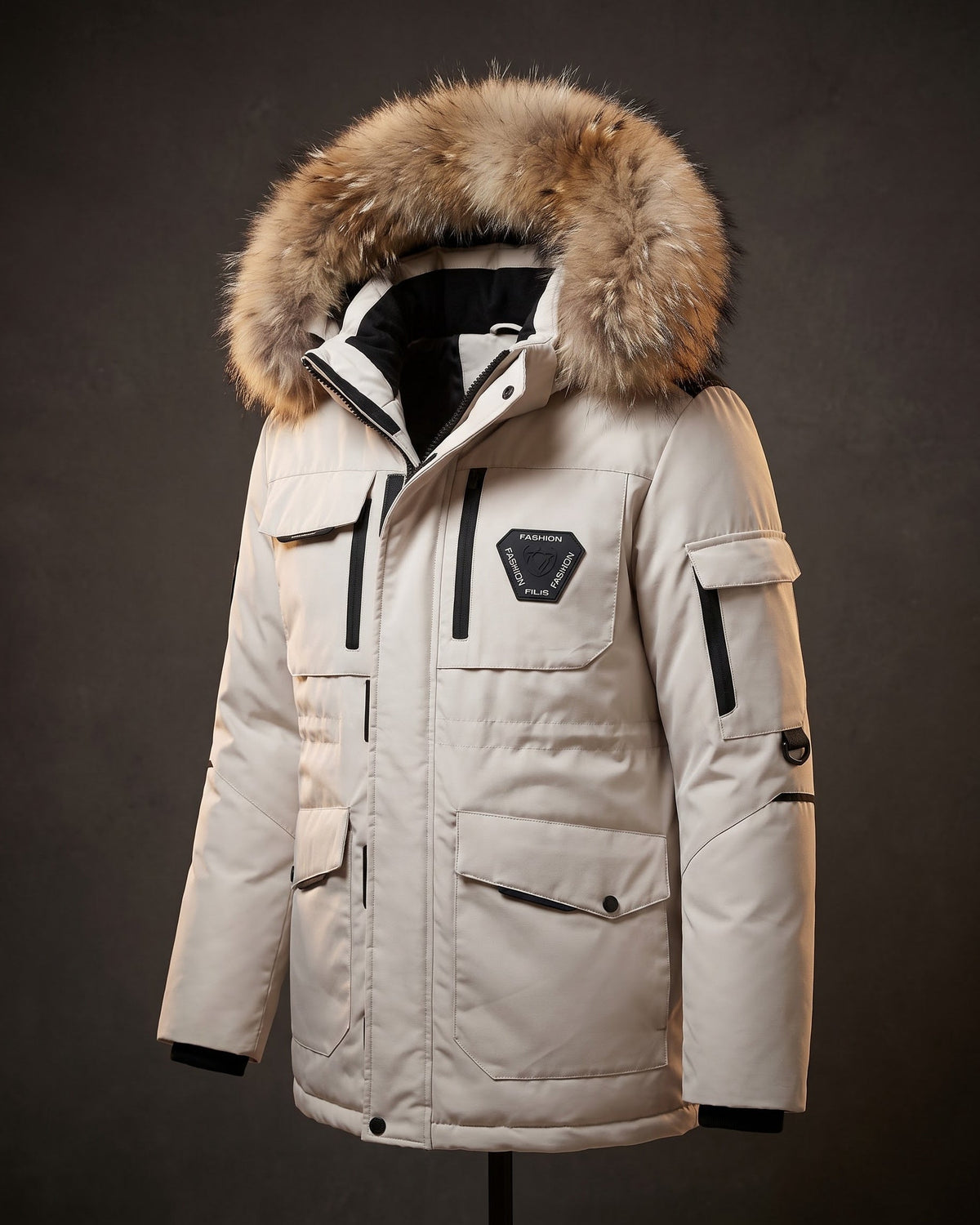 Francesco Fur-Trimmed Parka Jacket