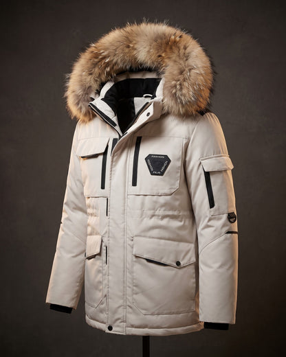 Francesco Fur-Trimmed Parka Jacket