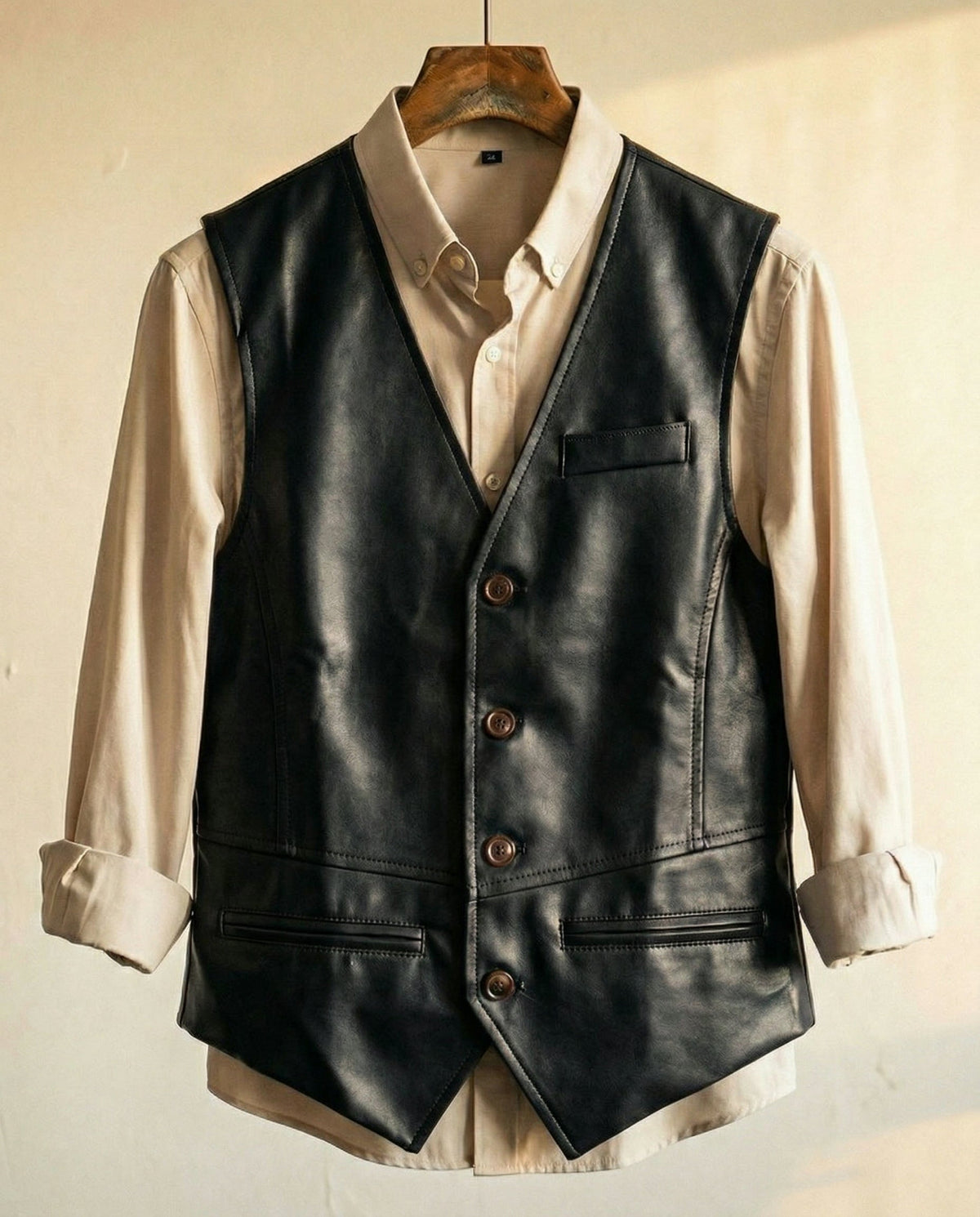 Antonio Leather Vest