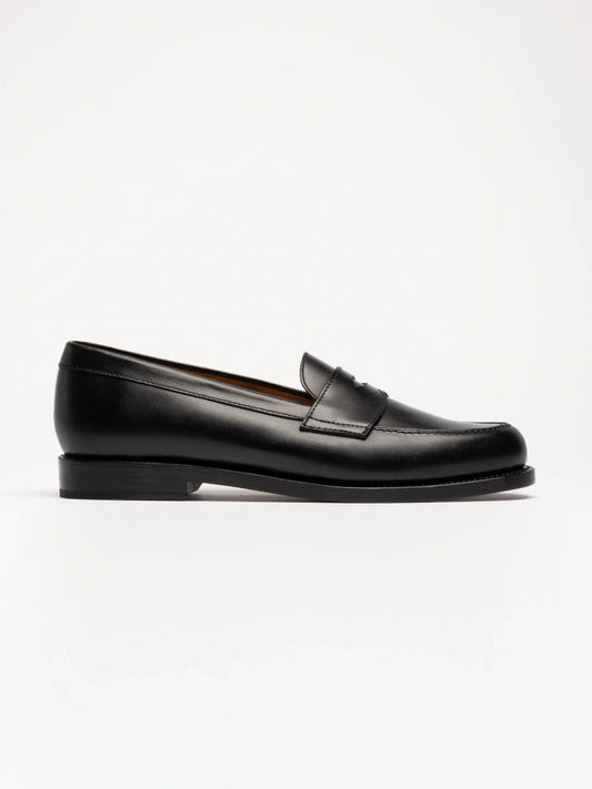 The Ivy Loafer - Black Calf