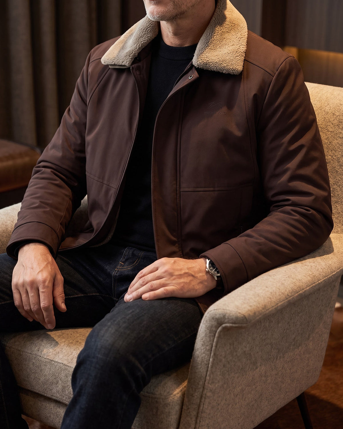 Orazio Sherpa-Lined Jacket