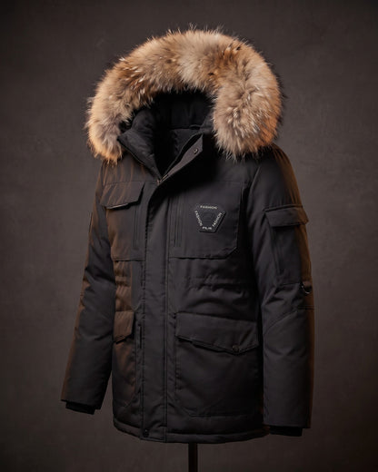 Francesco Fur-Trimmed Parka Jacket