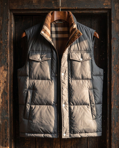 Franco Chenille Blend Quilted Vest