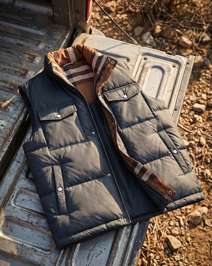 Franco Chenille Blend Quilted Vest