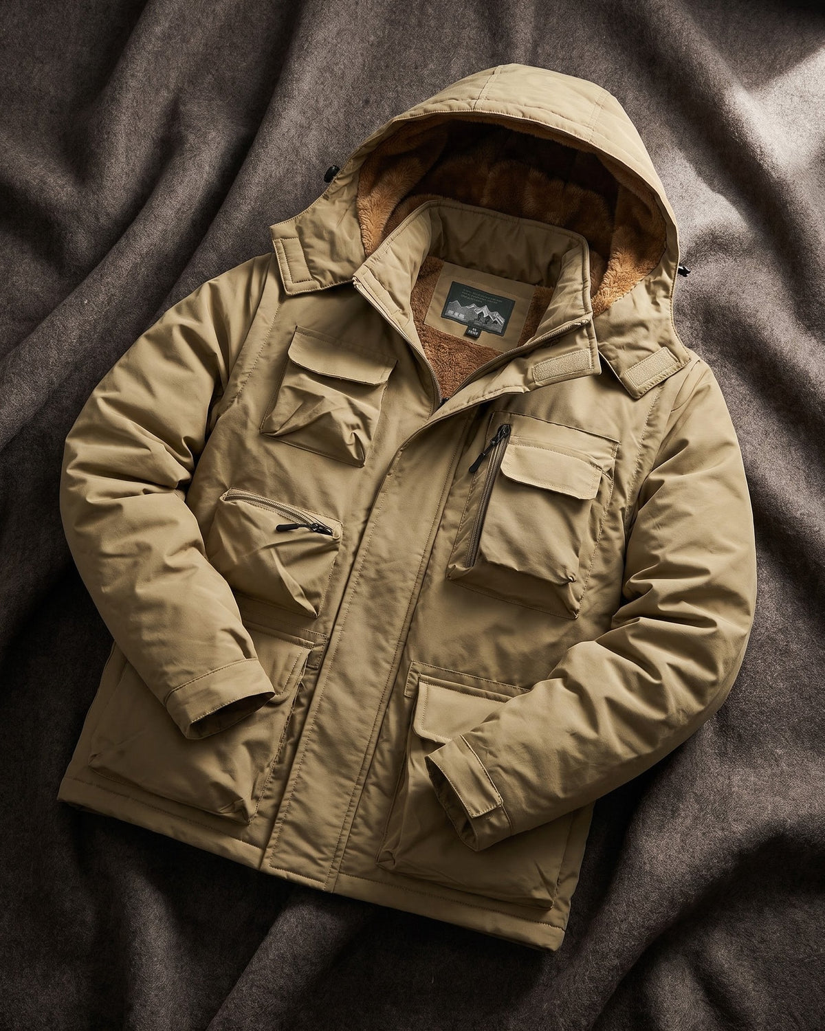 Fulvio Fleece-Lined Hooded Jacket