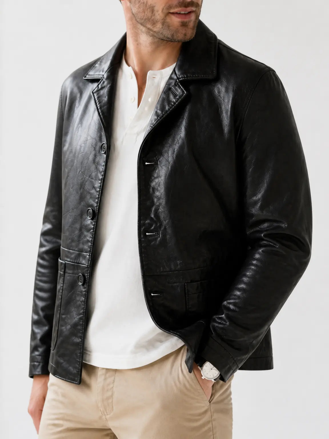 Boone Shirt-Collar Jacket