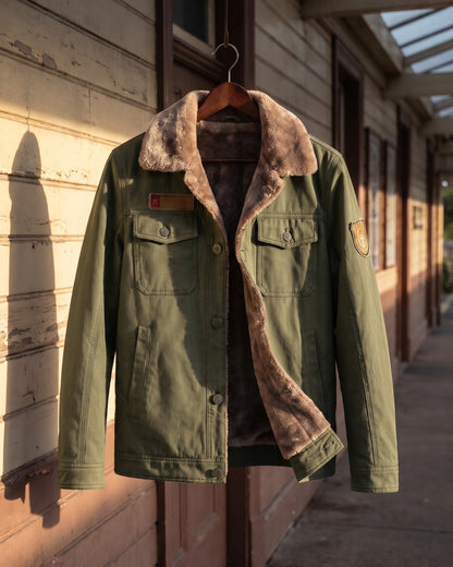 Raffaele Cotton Sherpa-Lined Jacket