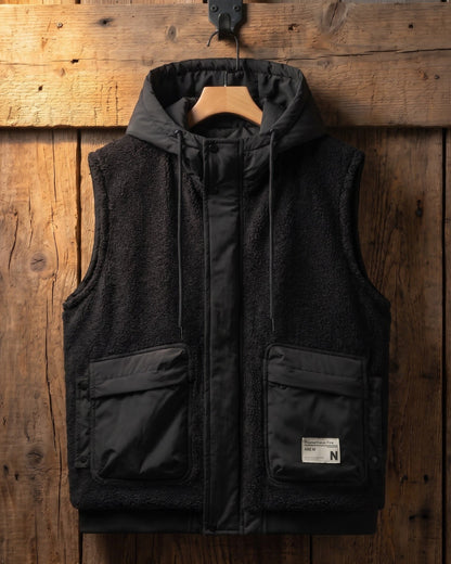 Teodoro Sherpa Hooded Vest