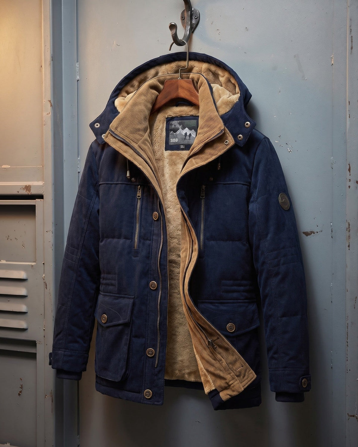 Fortunato Cotton Blend Winter Jacket