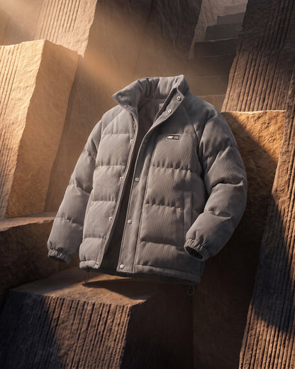 Cesar Corduroy Puffer Jacket