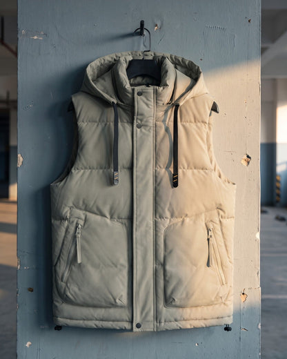 Luciano Hooded Puffer Vest