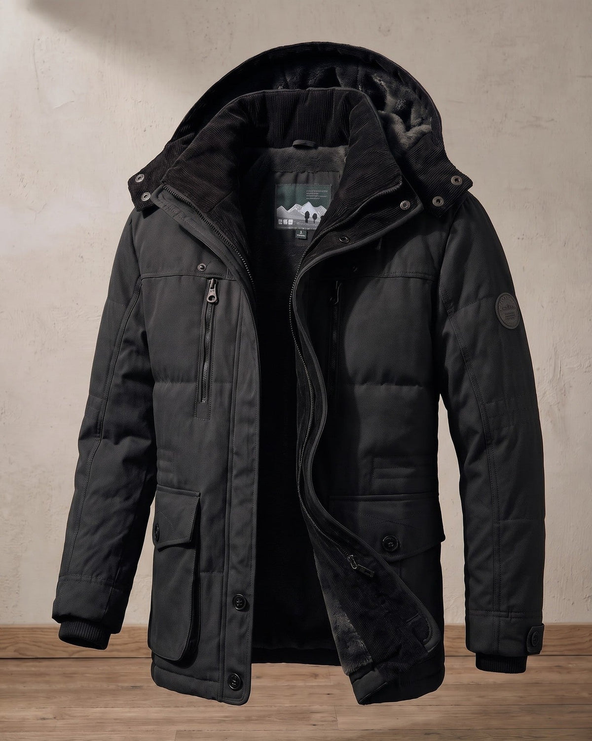 Fortunato Cotton Blend Winter Jacket