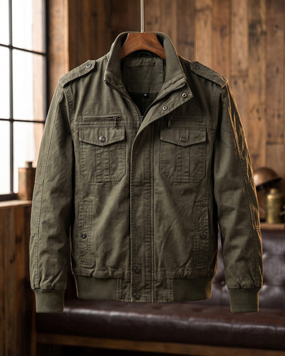 Fausto Cotton Military Jacket