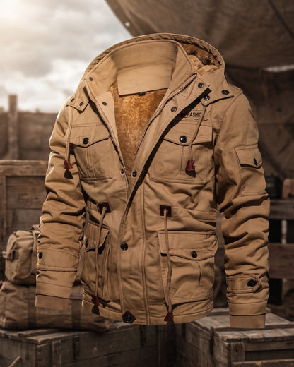 Paolo Cotton Fleece-Lined Jacket