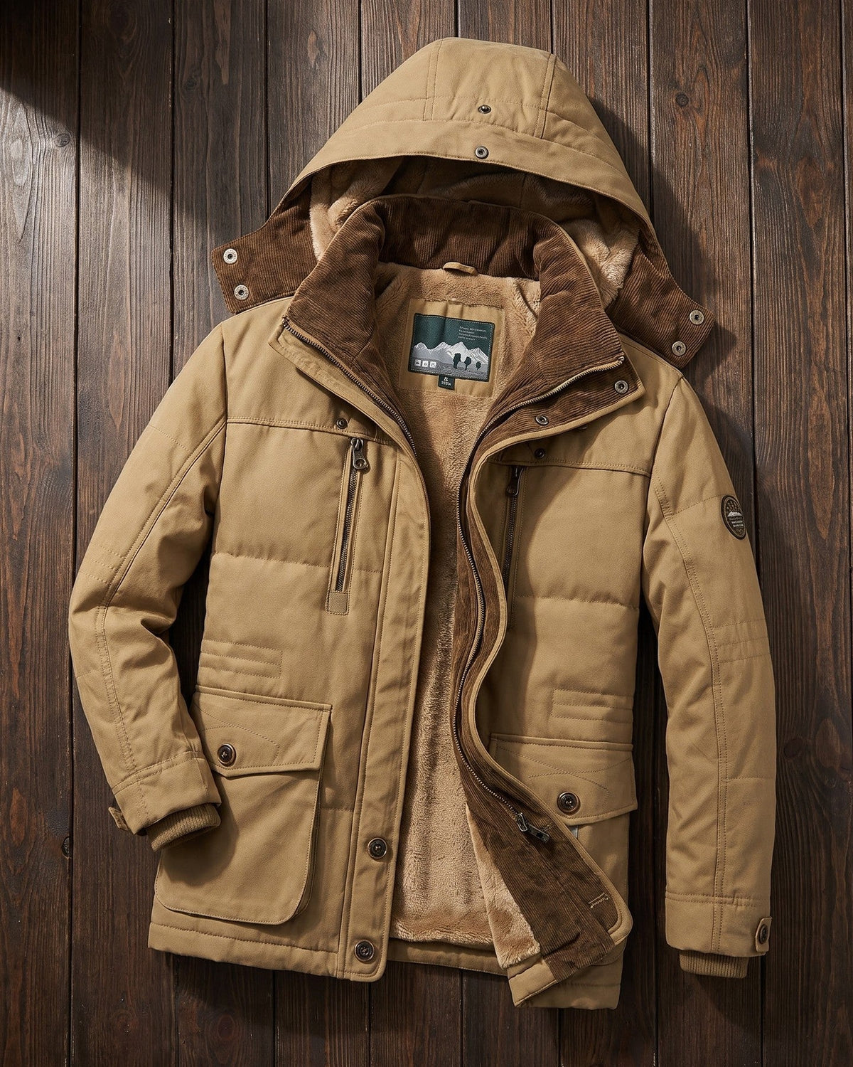 Fortunato Cotton Blend Winter Jacket