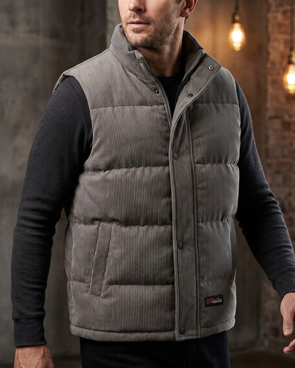 Franco Corduroy Puffer Vest