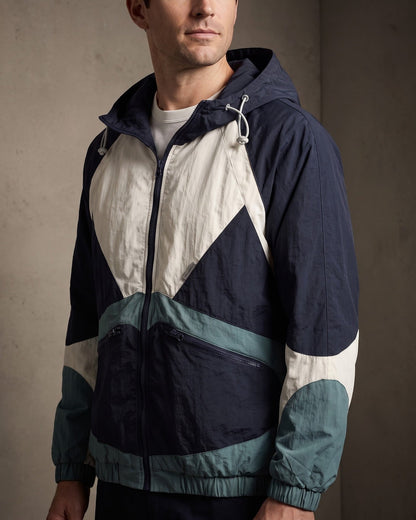 Rinaldo Hooded Windbreaker Jacket