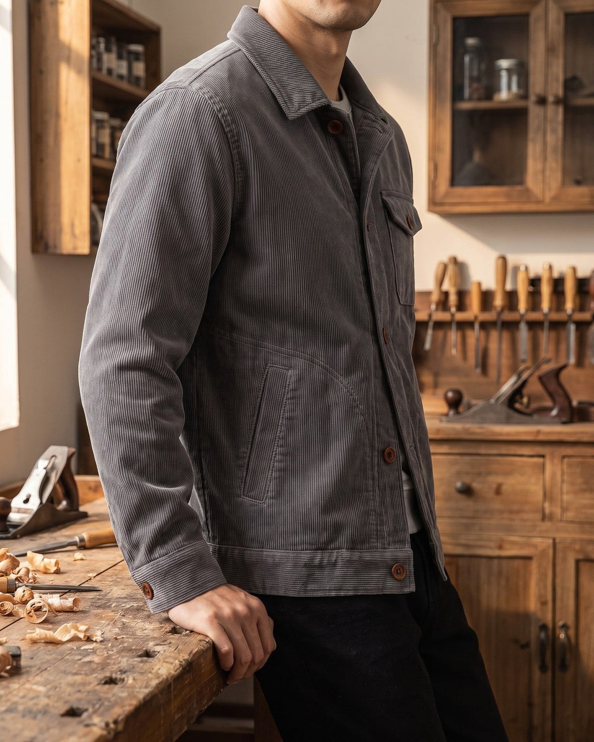 Carlo Corduroy Overshirt Jacket