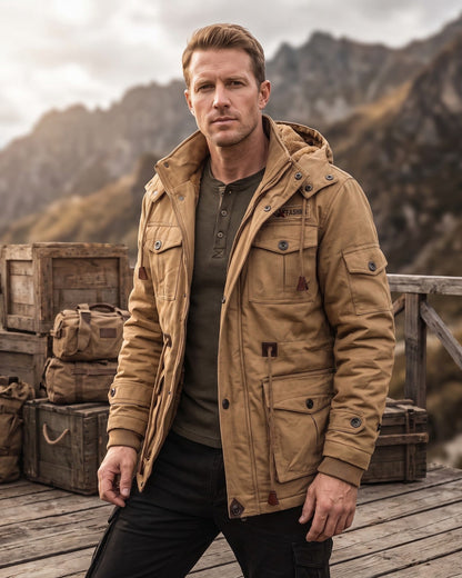 Paolo Cotton Fleece-Lined Jacket