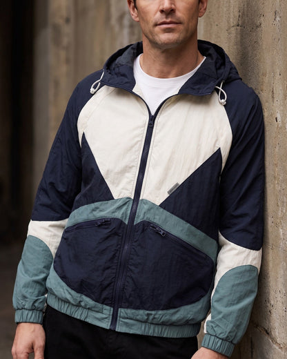 Rinaldo Hooded Windbreaker Jacket