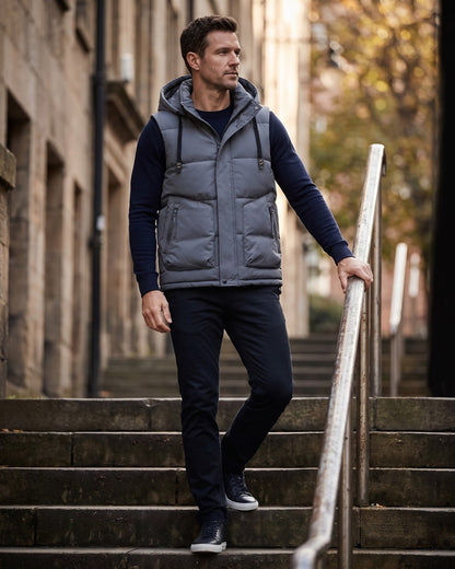 Luciano Hooded Puffer Vest