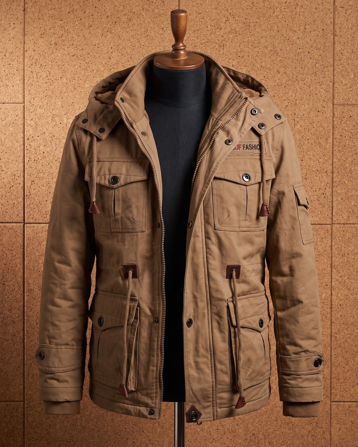 Paolo Cotton Fleece-Lined Jacket