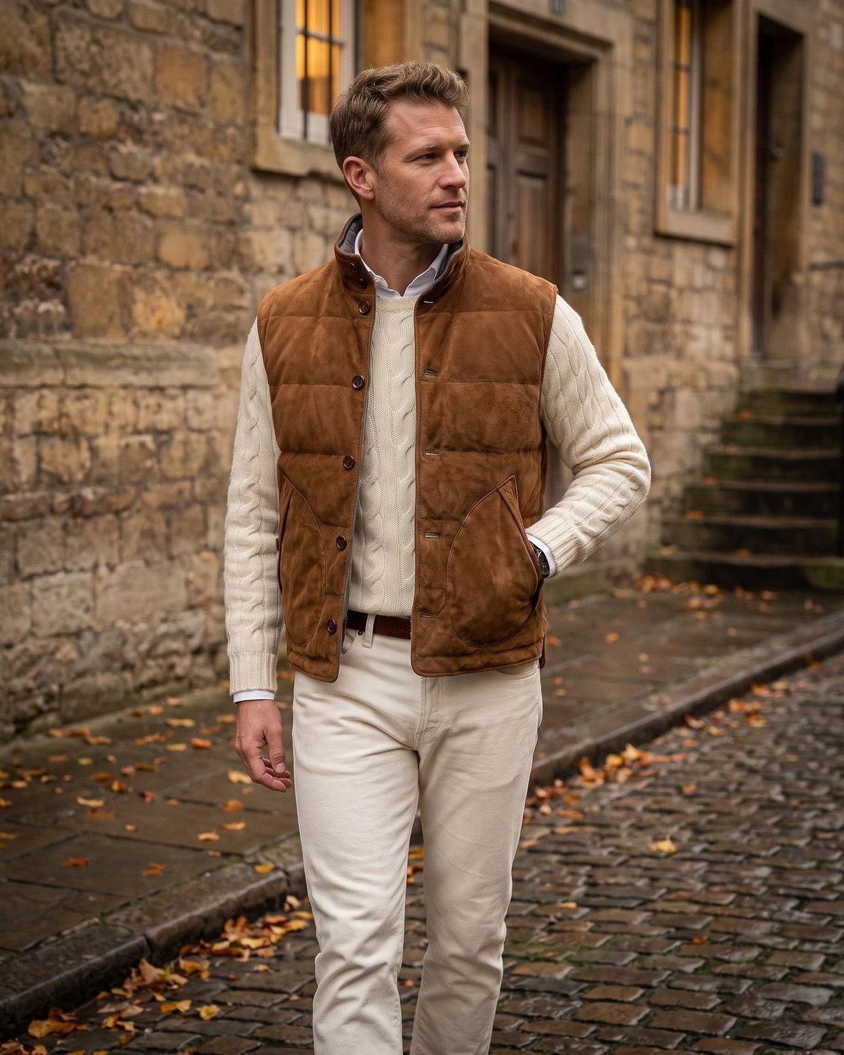 Manuel Quilted Reversible Vest