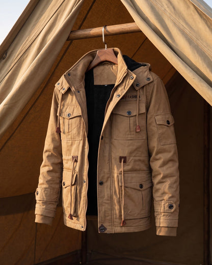 Paolo Cotton Fleece-Lined Jacket