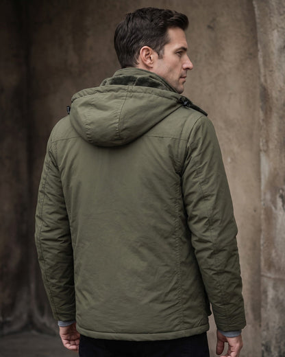 Fulvio Fleece-Lined Hooded Jacket