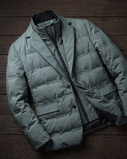 Ivo Down Quilted Blazer-Jacket