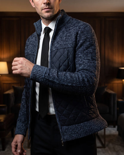 Rodrigo Hybrid Knit Quilted Jacket