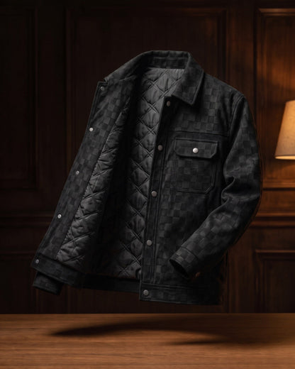 Manuel Quilted-Lined Trucker Jacket