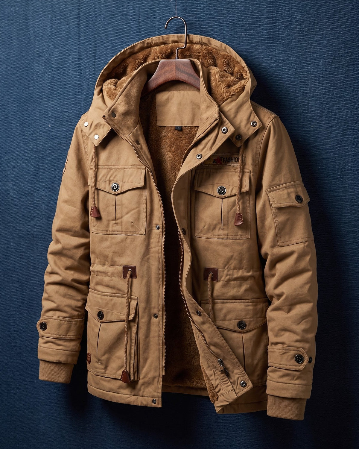 Paolo Cotton Fleece-Lined Jacket