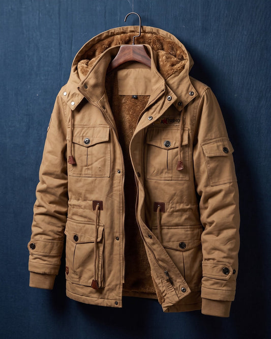 Paolo Cotton Fleece-Lined Jacket