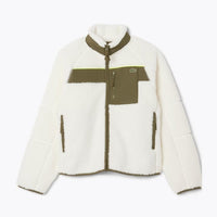 White / Khaki green