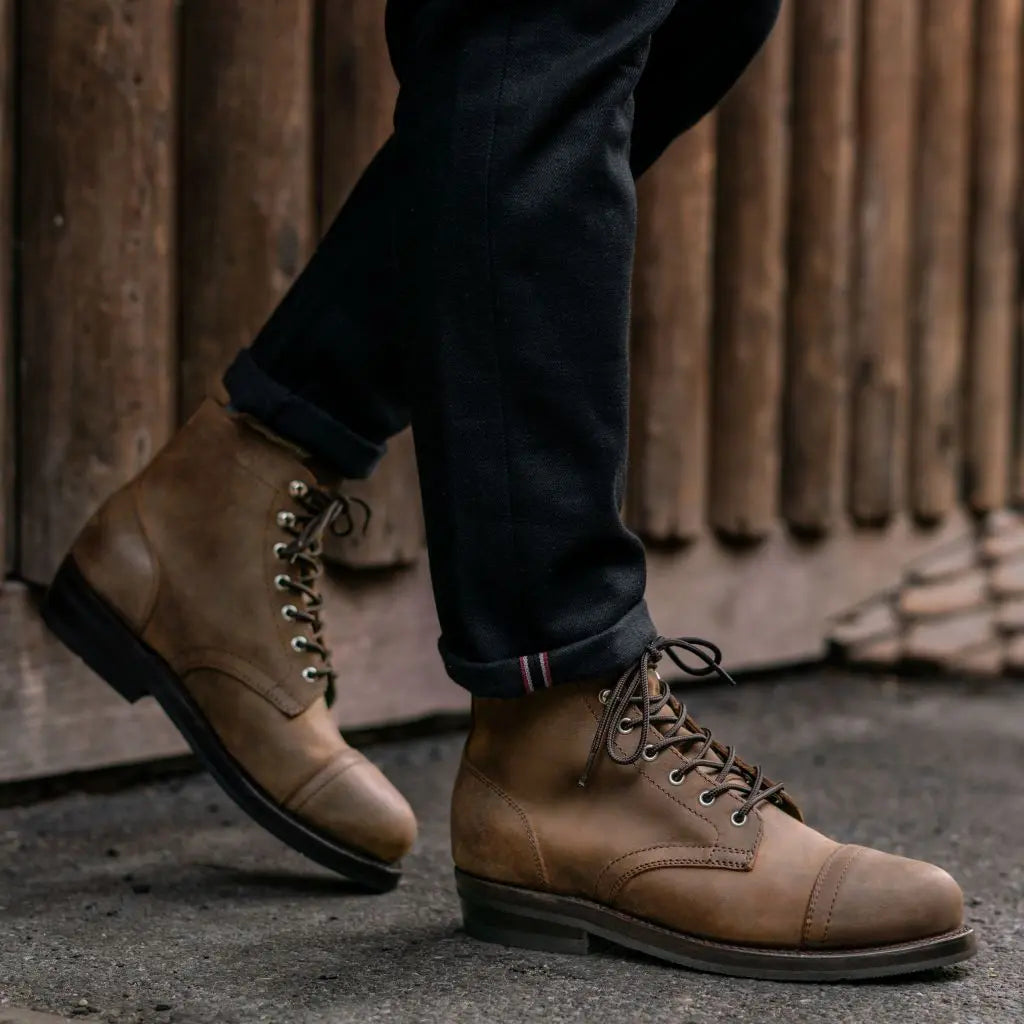 The Calder Heritage Boot — Vintage Tobacco