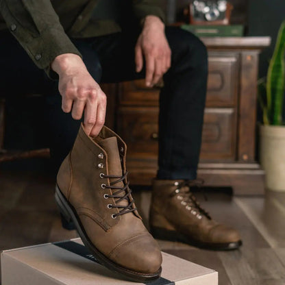 The Calder Heritage Boot — Vintage Tobacco
