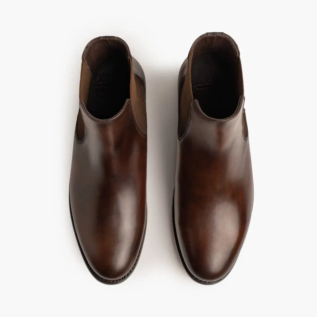 The Carver Chelsea Boot — Rich Mahogany