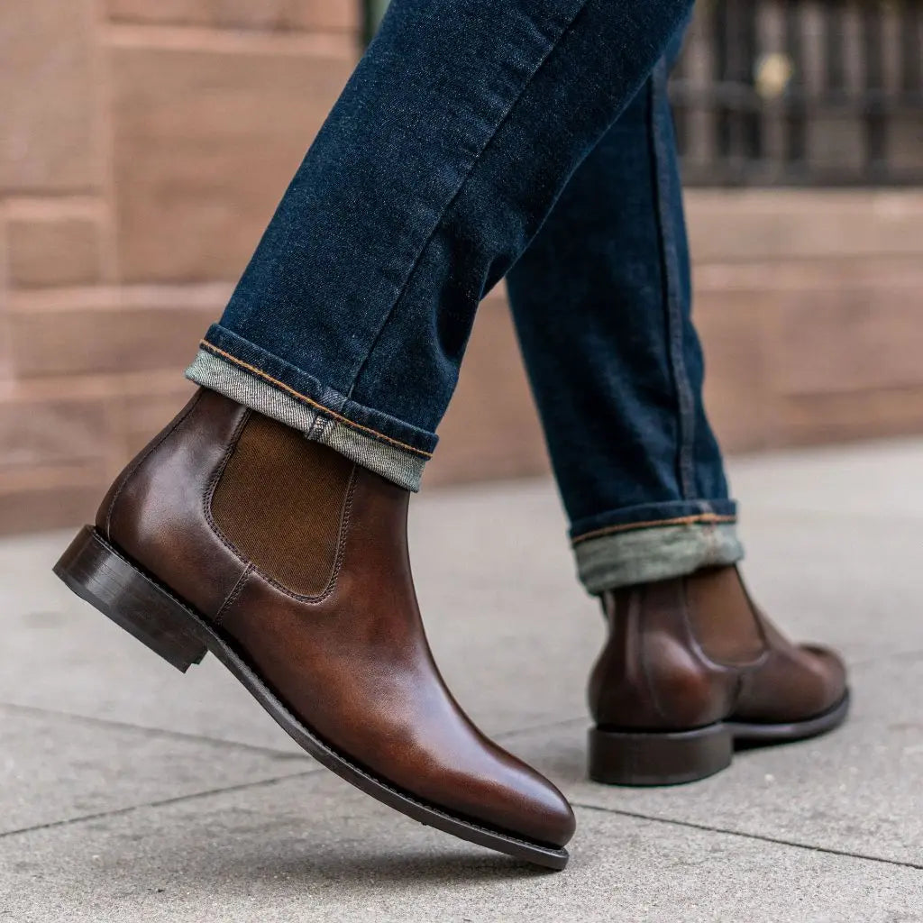 The Carver Chelsea Boot — Rich Mahogany