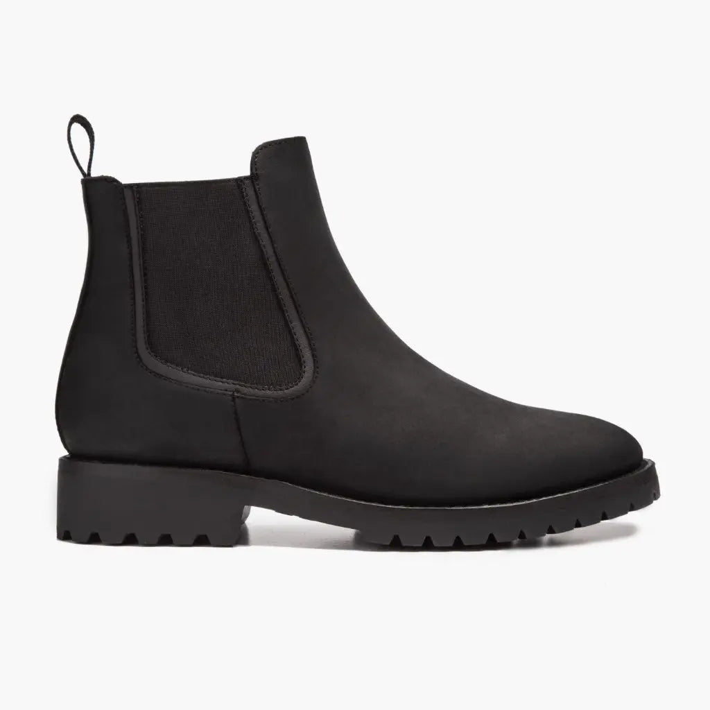 The Harlow Lug Chelsea — Matte Black