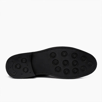 The Hayes Cap-Toe Boot — Matte Navy